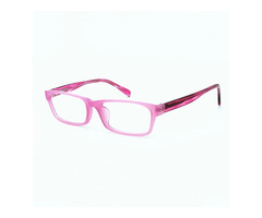 Acetate Full Rim Unisex Rectangle Reading Glasses Pink Purple all day comfort