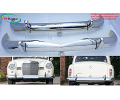 Mercedes Ponton W120 W121 bumpers (1959-1962) by stainless steel