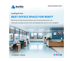Best coworking spaces for Rent in Bangalore - Aurbis.com