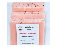 Japanesse Cherry Soap | Shop Natural Handmade Soap at MabelleraySoap