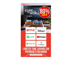 Get Up to 80% Off on Premium Subscriptions – Netflix, Spotify, and More!