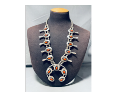 Exquisite Native American Squash Blossom Necklaces and Jewelry