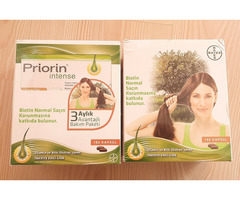 BAYER Priorin intense Anti Hair Loss Treatment HerBal Capsules %100 Original